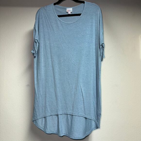 LuLaRoe Irma Heathered Blue Sz Small - Picture 1 of 3